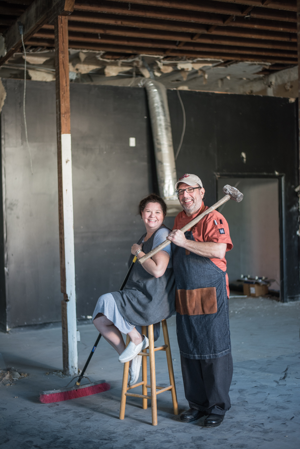 Allison and Kurt D'Aurizzio, owners of Flour and Fig bakehouse in Jacksonville