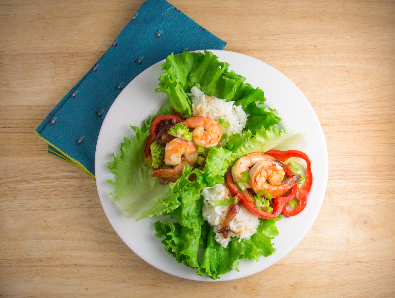 Shrimp Lettuce Wraps by Miya Eats