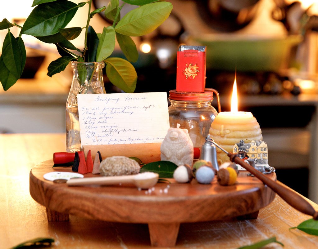 kitchen altar