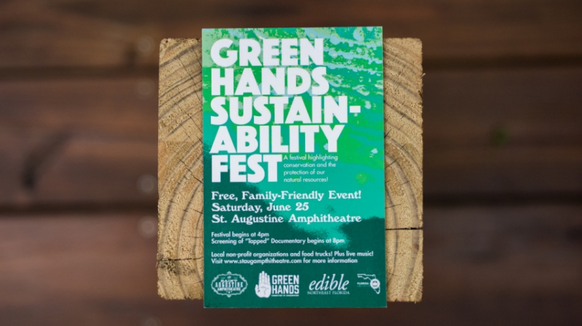 Green hands sustainability fest event in St. Augustine Florida