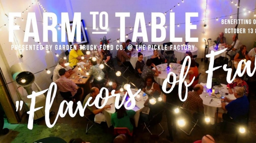 farm to table dinner featuring flavors of france