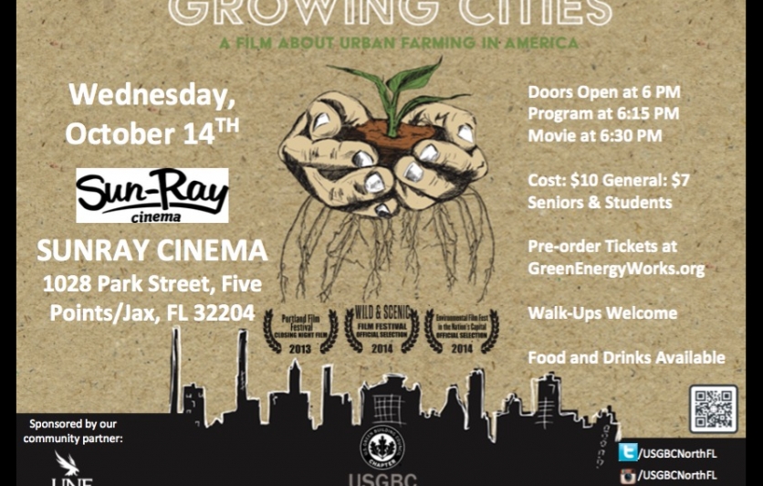 Growing Cities a film about urban farming in america screens in jacksonville