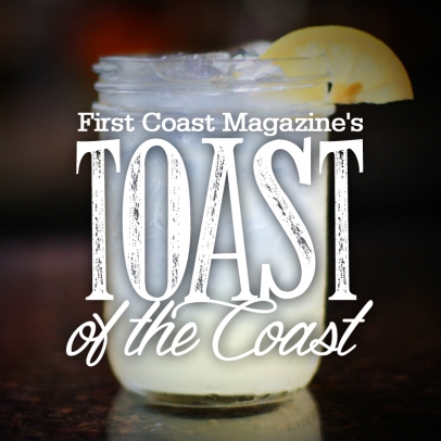 First coast magazine toast of the coast craft cocktail competition graphic