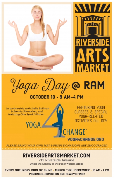 Yoga Day at the Riverside Arts Market