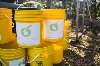Apple Rabbit compost buckets