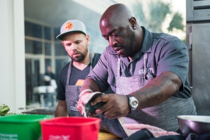 Chefs Cesar Zapata and Kenny Gilbert