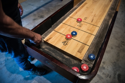 Shuffleboard at Dog Rose Brewing Co St. Augustine