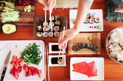 beautiful sushi