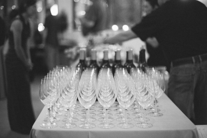 Glasses Black and White at Bella Sera Catering by Liz in Jacksonville Florida 