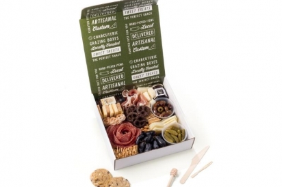 charcuterie gift box from grated and cured