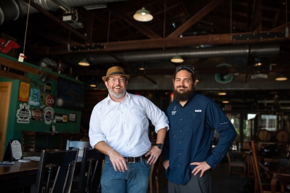 Owners of Persimmon Hollow Brewing in Deland, Florida