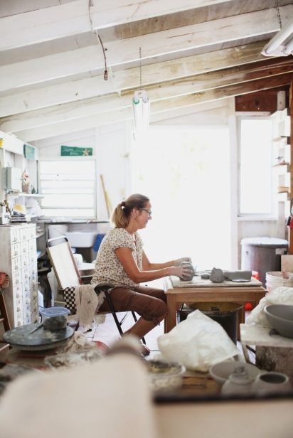 Moultrie Creek Studios making pottery in st. Augustine 