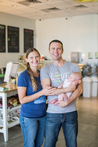 Owners Hillary and Jason McDonald of FreshJax in Jacksonville