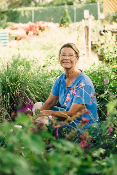 Kim Robertson a beekeeper and expert gardener at Southern Horticulture in St. Augustine Florida 