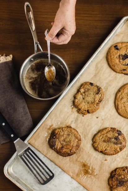 brown butter and cookies