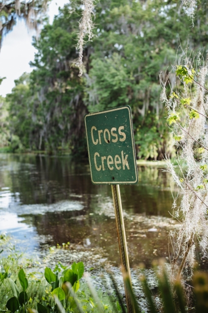 cross creek sign