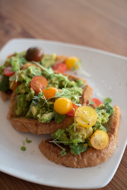 Avocado Toast at The Table restaurant in Deland Florida
