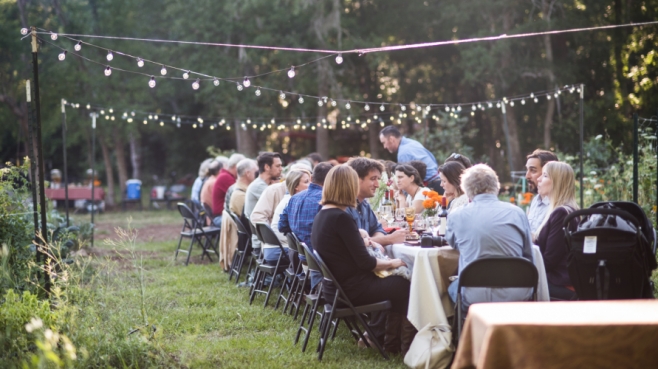 Farm to Table dinner at Down to Earth Farm Jacksonville