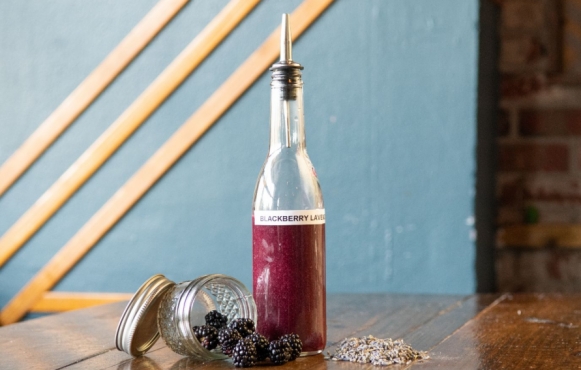 blackberry lavender simple syrup