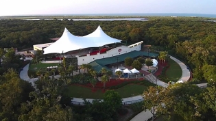 St. Augustine Amphitheatre from the air