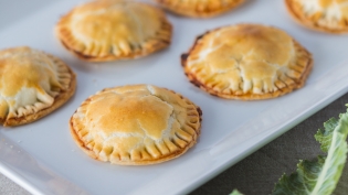 Leaves and cheese hand pies