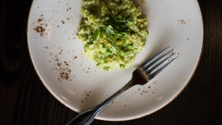 Spring Pea and Ramps Risotto
